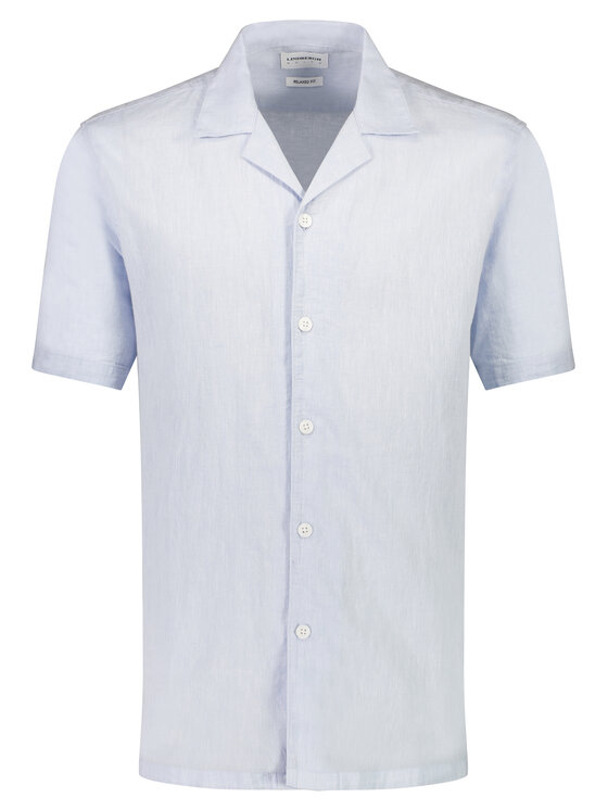 Lindbergh Lindbergh Marškiniai 30-203319 Žydra Relaxed Fit