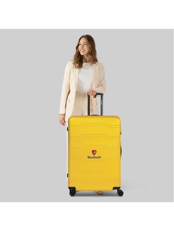 Tonino Lamborghini Tonino Lamborghini Walizka średnia 320234 Żółty