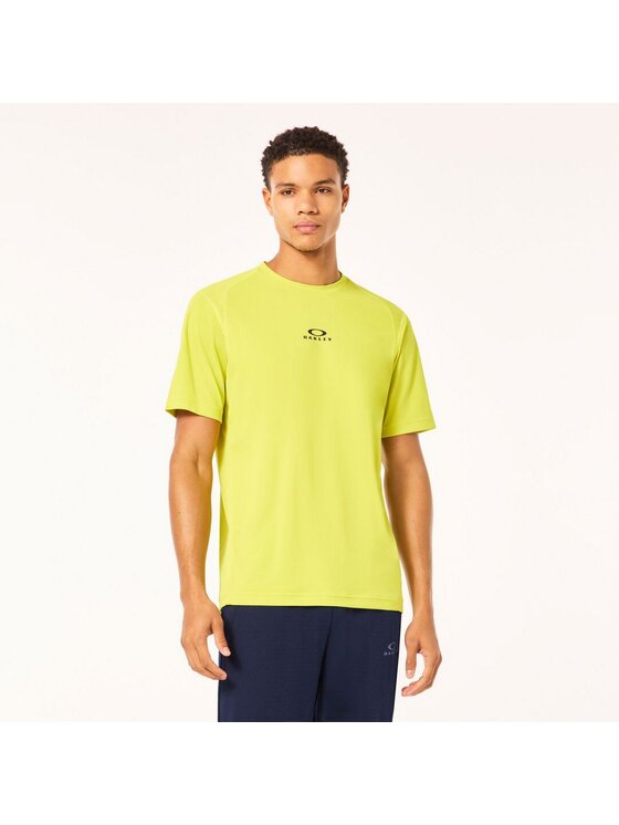Oakley Oakley T-Shirt FOA400445 Żółty Regular Fit