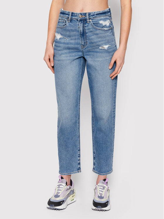 American Eagle American Eagle Jeansy 043-0436-3507 Modrá Relaxed Fit