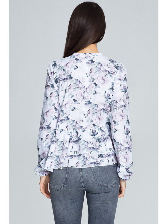 FIGL FIGL Blúzka M594 Farebná Regular Fit
