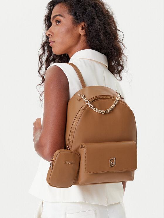 Liu Jo Plecak M Backpack AF5324 E0077 Brązowy