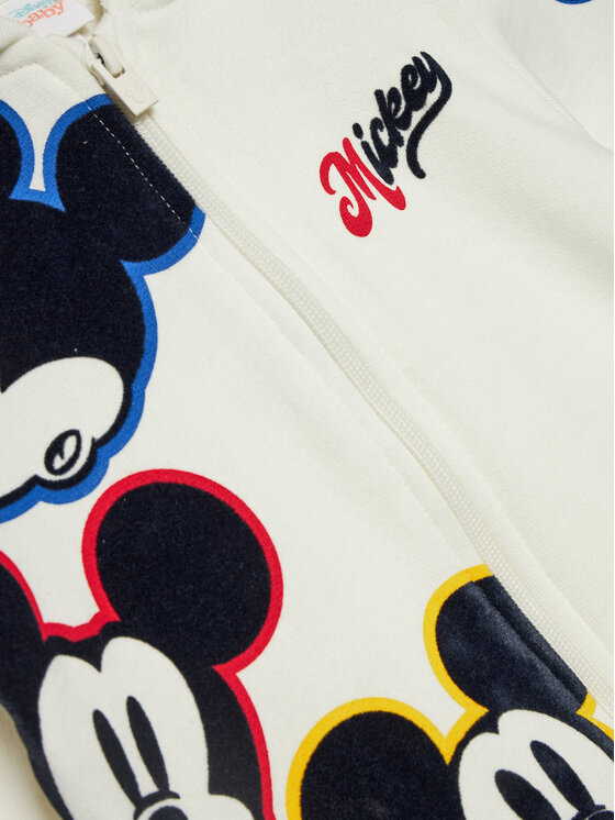 OVS OVS Majica dugih rukava MICKEY 1822339 Écru Regular Fit