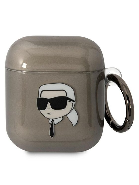 KARL LAGERFELD KARL LAGERFELD Etui na słuchawki AirPods 1/2 Czarny
