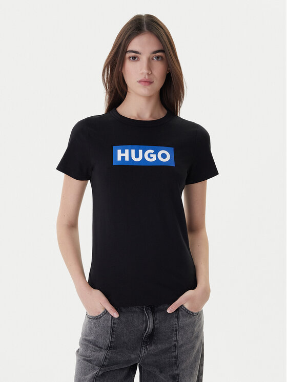HUGO HUGO T-Shirt Classic 50510772 Czarny Slim Fit