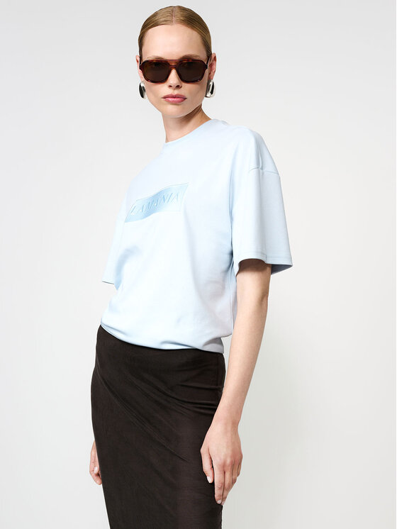 La Mania La Mania T-Shirt ALISA Niebieski Classic Fit