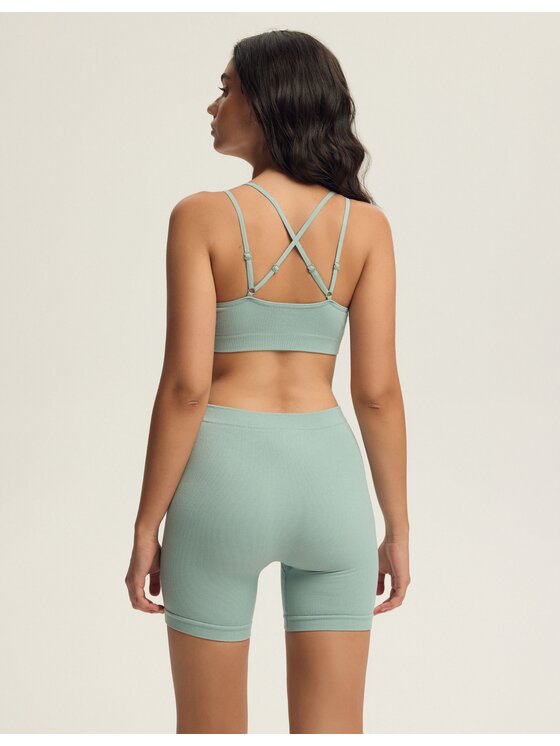 Esotiq Esotiq Biustonosz sportowy 43789 Zielony