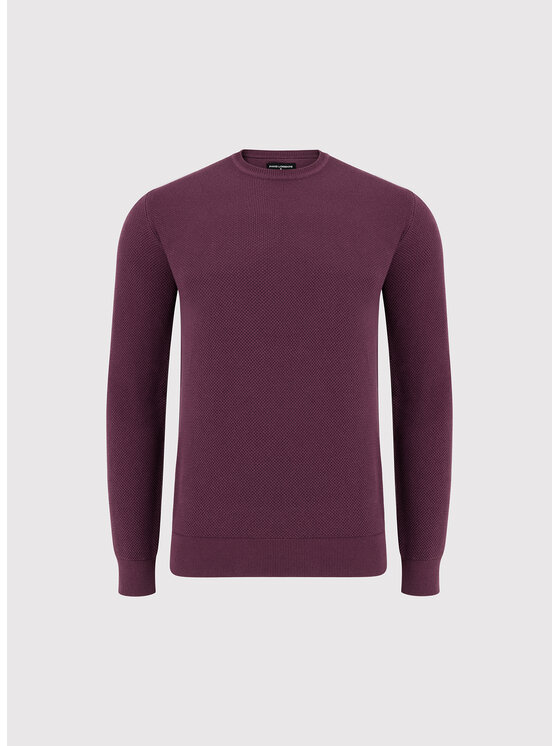 Pako Lorente Pako Lorente Sweter P26WF-2X-014 Fioletowy Classic Fit