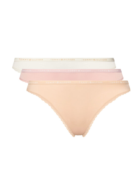 Tommy Hilfiger Tommy Hilfiger Komplekti kuulub 3 paari klassikalisi aluspükse UW0UW05755 Värviline