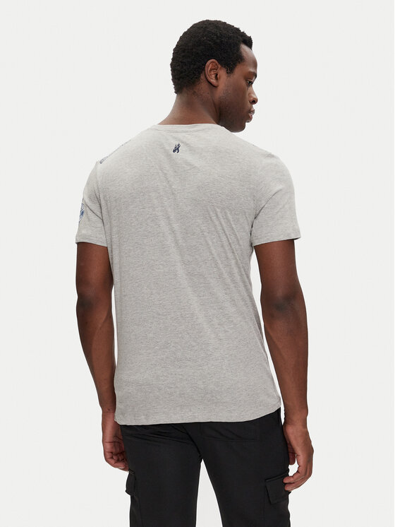 Brave Soul Brave Soul T-Shirt MTS-149SKEN Szary Regular Fit