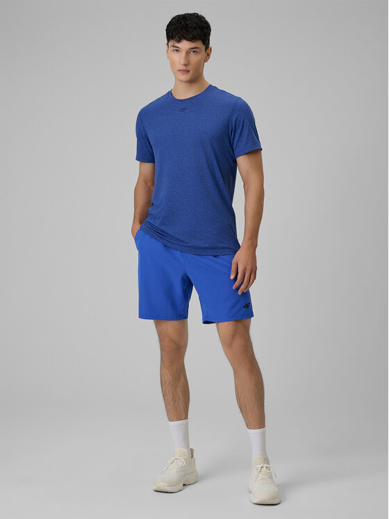 4F 4F Koszulka techniczna MULTI ACTIVE Granatowy Regular Fit