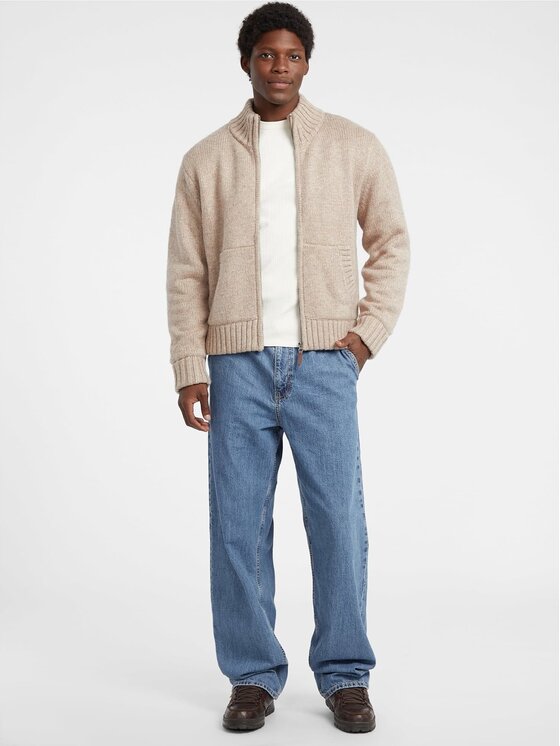 Guess Jeans Guess Jeans Džemper 178860 Smeđa Classic Fit