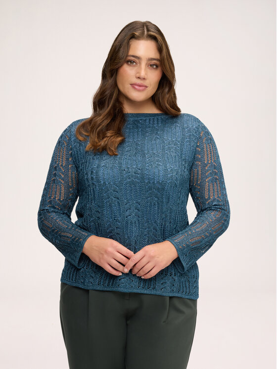 Fiorella Rubino Fiorella Rubino Maglione M496L008777N024 Blu Regular Fit