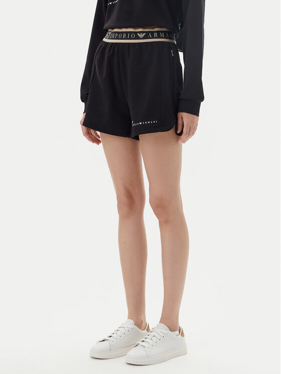 EA7 Emporio Armani EA7 Emporio Armani Sportovní kraťasy 7W000280 AF12501 UC001 Černá Regular Fit
