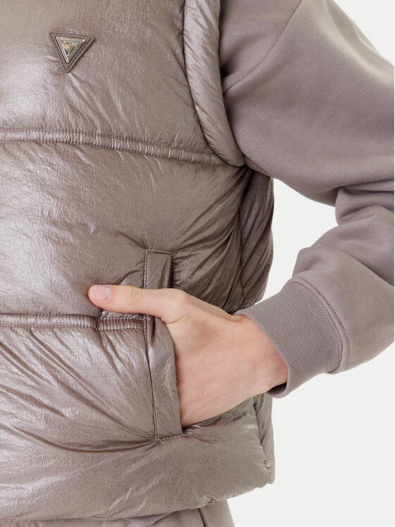 Guess Guess Bezrękawnik W5YL11 WHDO2 Szary Regular Fit