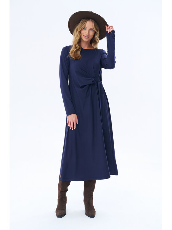 blue shadow blue shadow Sukienka codzienna Tess Granatowy Regular Fit