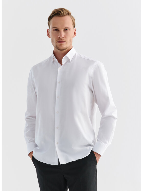 Pako Lorente Pako Lorente Koszula P000B-1X-057 Biały Regular Fit