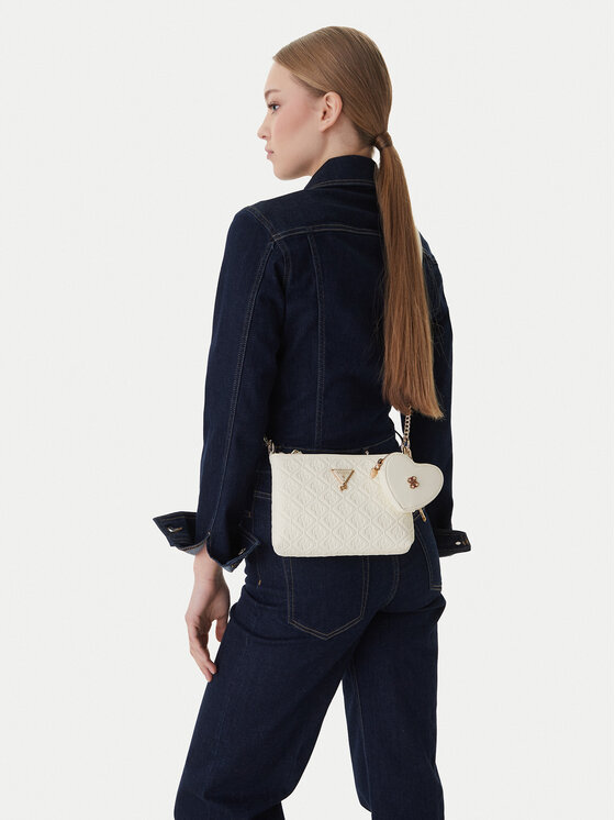 Guess Guess Handtasche J6GZ36 WR200 Écru