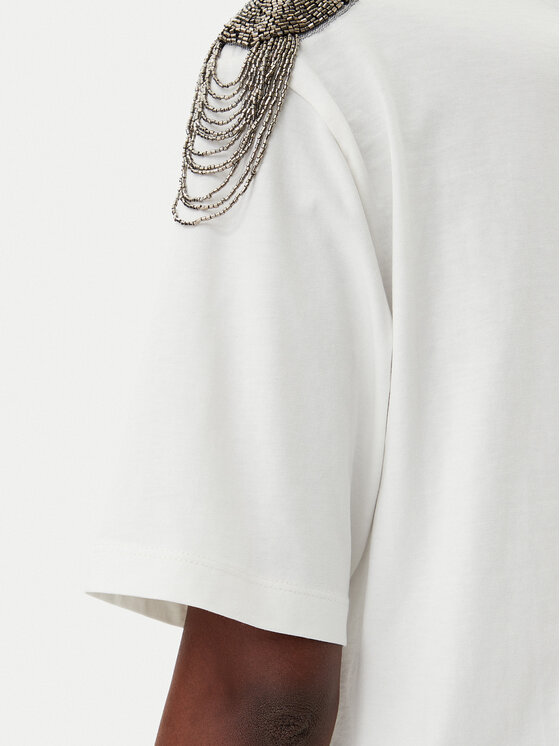 ViCOLO ViCOLO T-shirt RD0015 Bijela Regular Fit