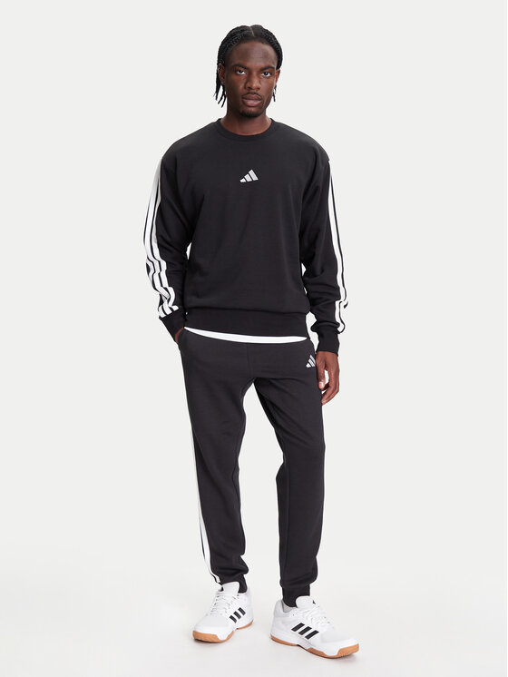 adidas adidas Μπλούζα Essentials 3-Stripes JE6304 Μαύρο Regular Fit
