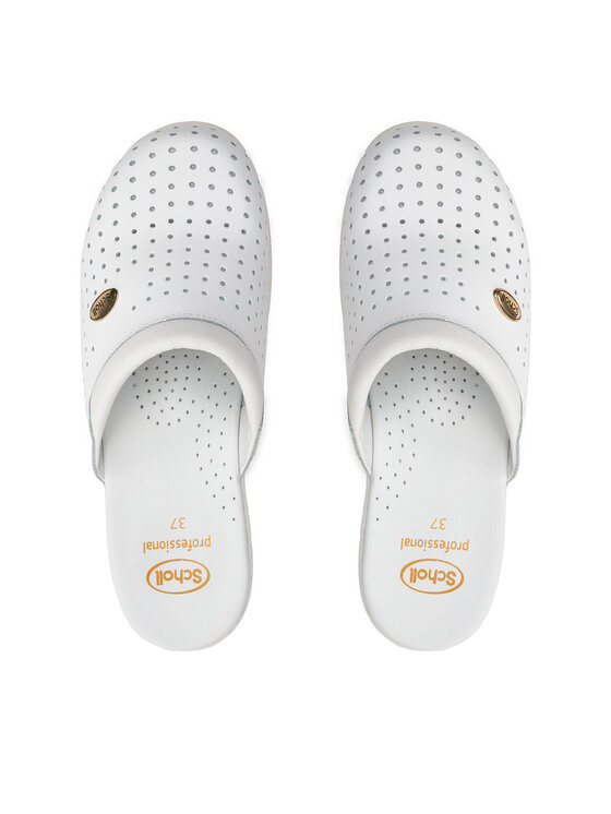 Scholl Scholl Plätud W Clog Back Guard F20002 1065 Valge
