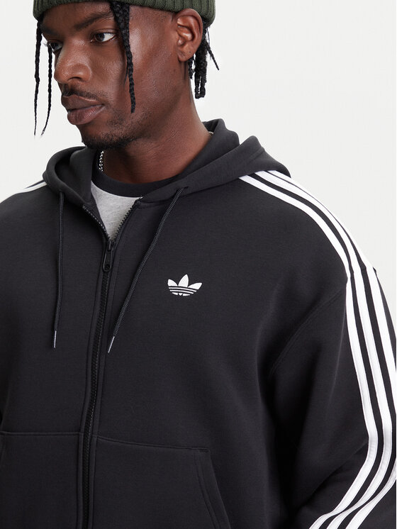 adidas adidas Majica dugih rukava adicolor Spacer JX1507 Crna Loose Fit