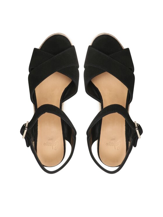 Castañer Castañer Espadryle Blaudell/8ed/007 021746-100 Czarny