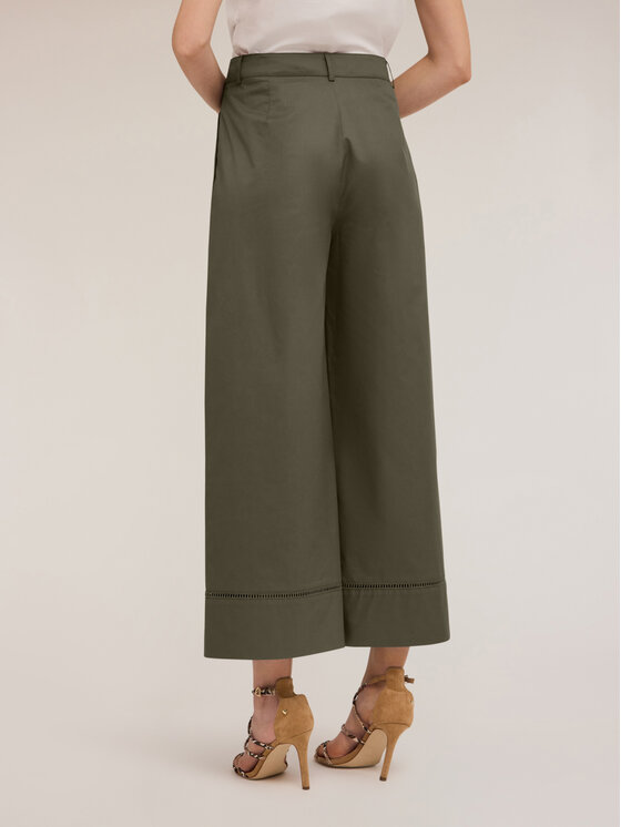 Motivi Motivi Pantaloni di tessuto P001Q003962N035 Verde Over Fit