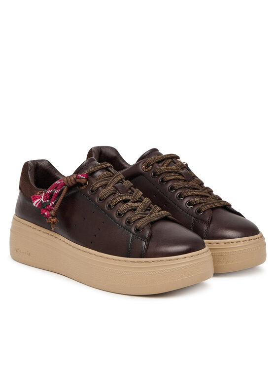 Tamaris Tamaris Sneakersy 1-23775-47 Tmavě hnědá