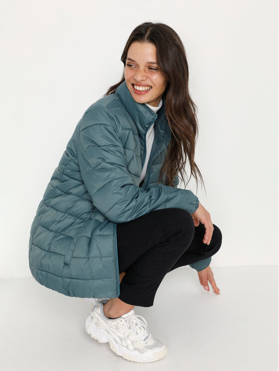 Kaffe Kaffe Übergangsjacke Lora 10506103 Blau Tight Fit