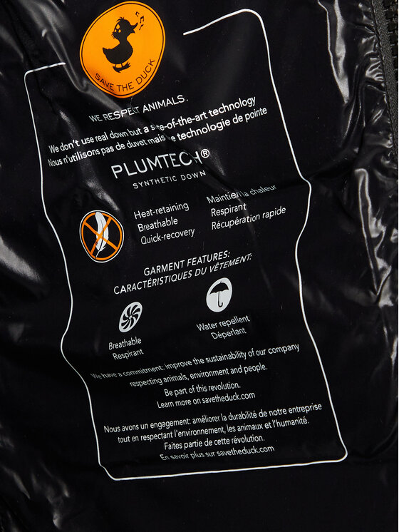 Save The Duck Save The Duck Зимно яке D30816M LUCK19 Черен Regular Fit