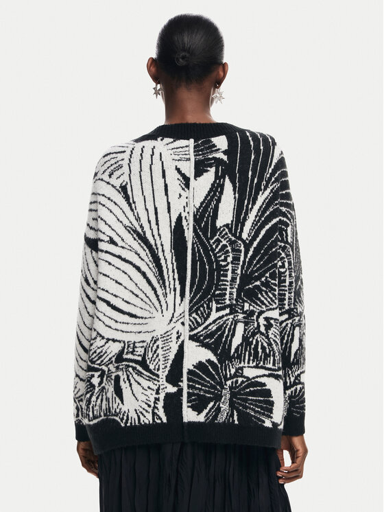 Desigual Desigual Cardigan Halifax 24WWJF26 Negru Regular Fit