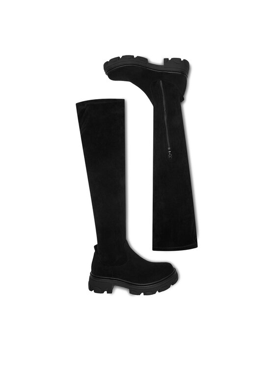DeeZee DeeZee Overknees 9382-1 Schwarz