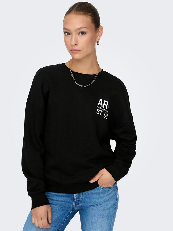 ONLY ONLY Μπλούζα 15275525 Μαύρο Box Fit