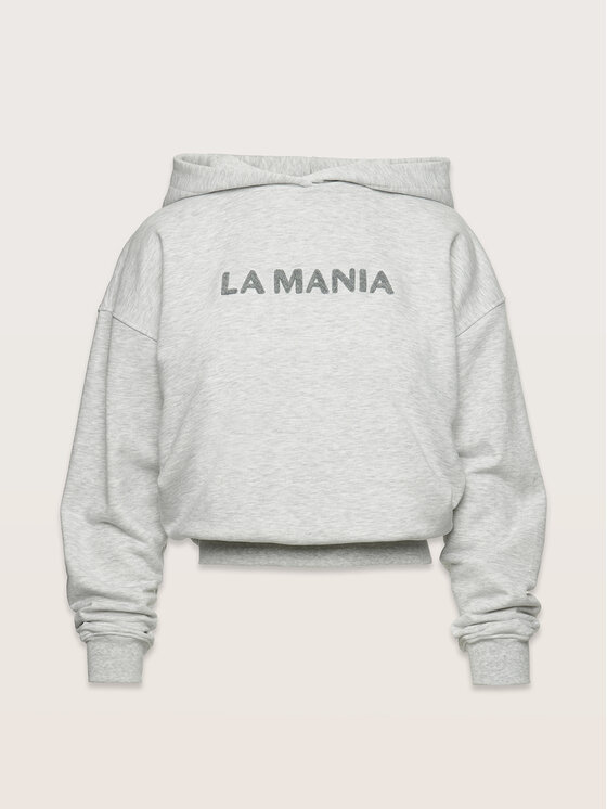 La Mania La Mania Mikina NESSA Šedá Classic Fit