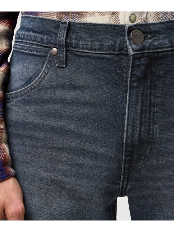 Wrangler Wrangler Jeansy 112370847 Granatowy Straight Leg