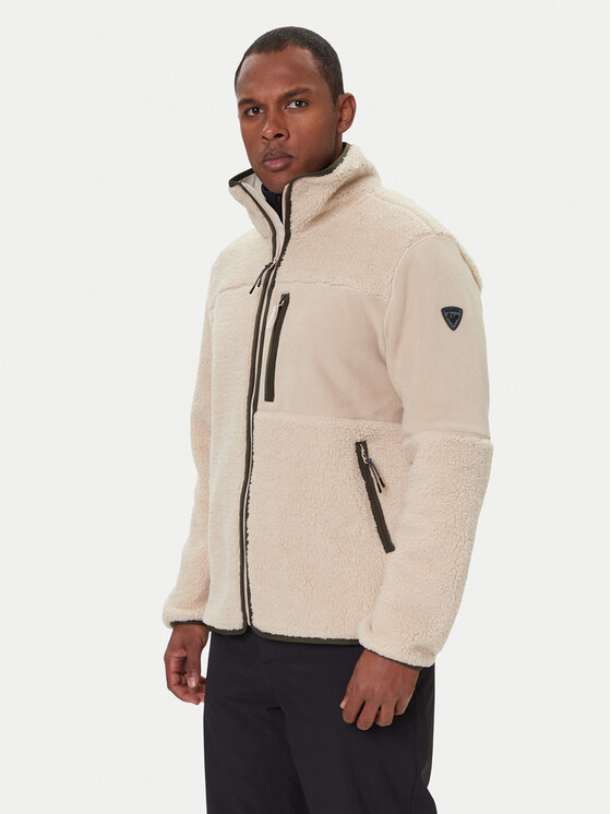 Rossignol Rossignol Fleecejacke Alltrack RLOML10 Beige Relaxed Fit