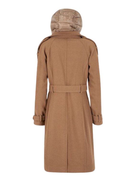 Yes Zee Yes Zee Cappotto Cappotto doppiopetto Marrone Regular Fit