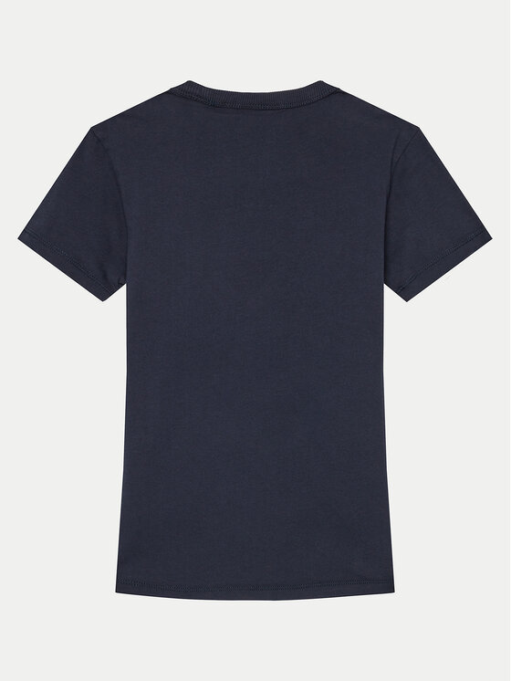 Napapijri Napapijri T-Shirt Chamois NP0A4HYL S Granatowy Regular Fit