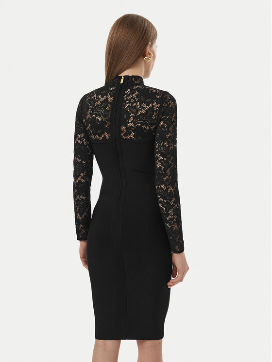 Marciano Guess Marciano Guess Коктейльна сукня G6BK41 Z1924 Чорний Slim Fit