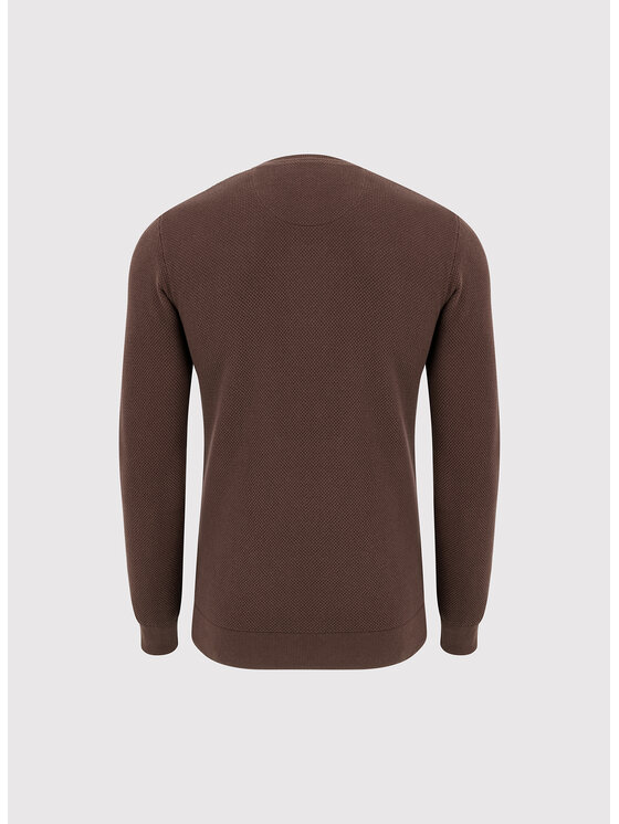 Pako Lorente Pako Lorente Sweter P26WF-2X-014 Brązowy Classic Fit