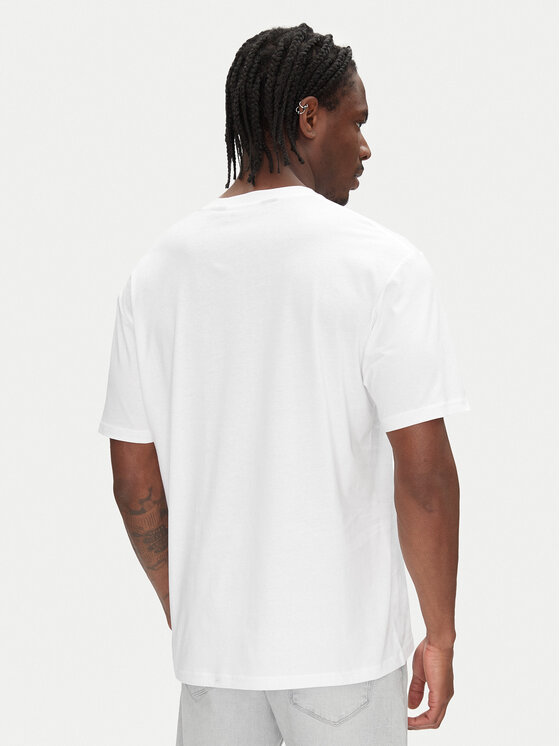 Just Cavalli Just Cavalli T-Shirt 78OAHE22 Bílá Regular Fit