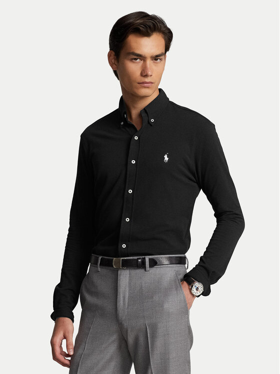 Polo Ralph Lauren Polo Ralph Lauren Cămașă 710654408089 Negru Regular Fit