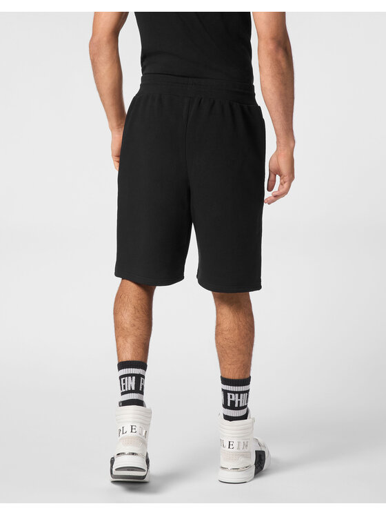 PHILIPP PLEIN PHILIPP PLEIN Szorty sportowe 31711 Czarny Jogger Fit
