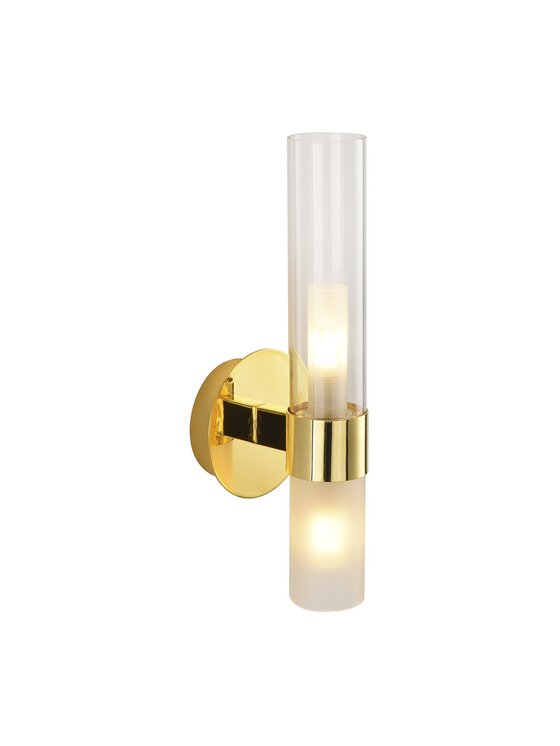 MIAhome MIAhome Kinkiet Lampa ścienna CANDELA złota 31 cm Złoty