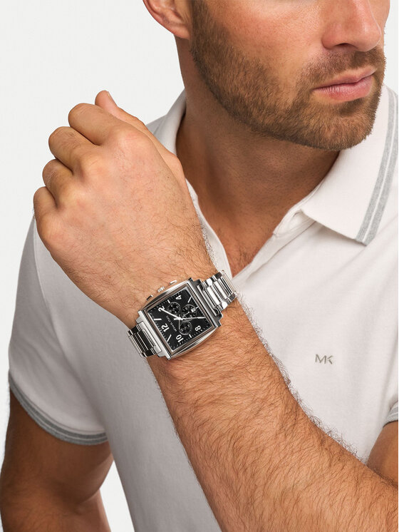 Michael Kors Michael Kors Zegarek Rhys MK9230 Srebrny