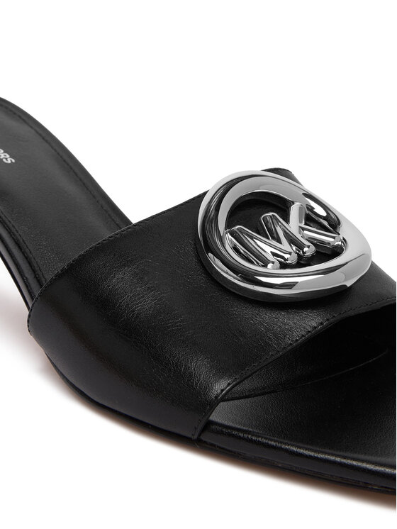 MICHAEL Michael Kors MICHAEL Michael Kors Papucs Milan Mule Sandal 40R6MLMS1L Fekete