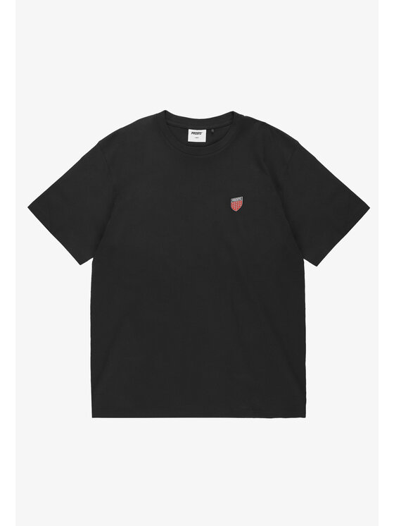 PROSTO. PROSTO. T-Shirt Small Shield KL261MTEE1071 Czarny Regular Fit