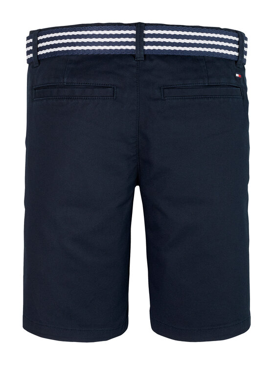 Tommy Hilfiger Tommy Hilfiger Pantalon scurți din material KB0KB09474 Bleumarin Regular Fit