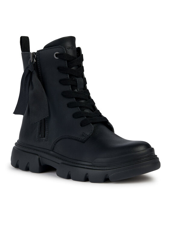 Geox Geox Ghete J Junette Girl J36HVG 000BC C9999 D Negru